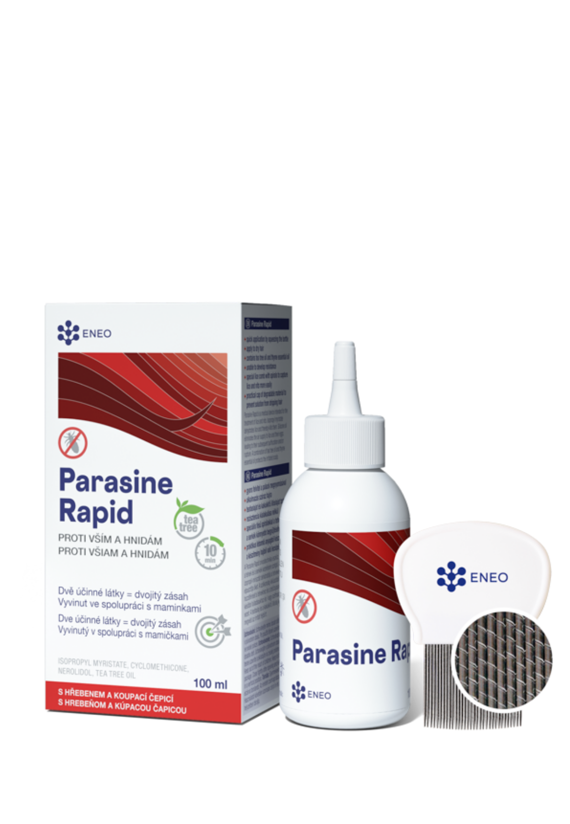 Parasine Rapid otopina za uništavanje ušiju i gnjida u kosi